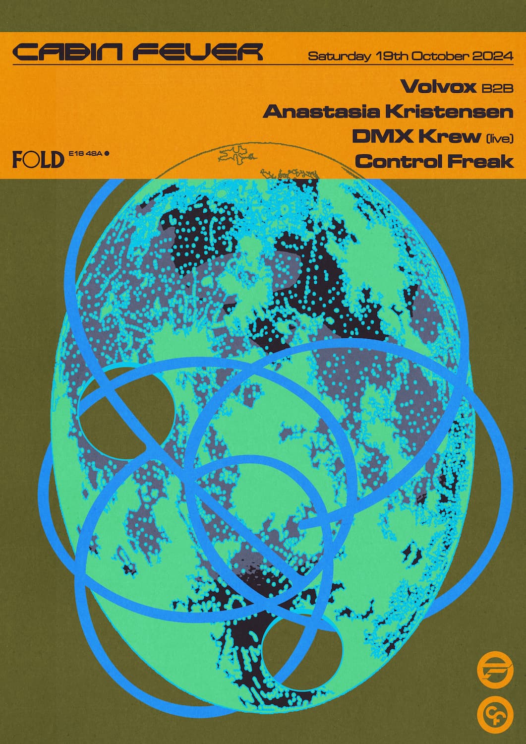 Cabin Fever: Volvox b2b Anastasia Kristensen, DMX Krew (live) flyer