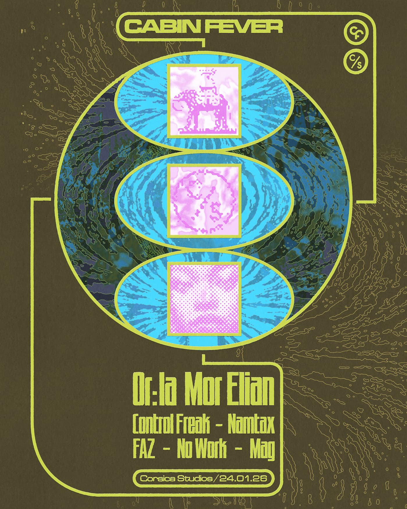 Cabin Fever: Or:la & Mor Elian flyer